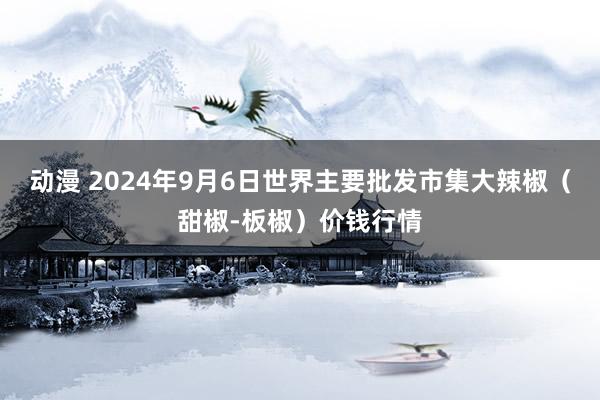 动漫 2024年9月6日世界主要批发市集大辣椒（甜椒-板椒）价钱行情