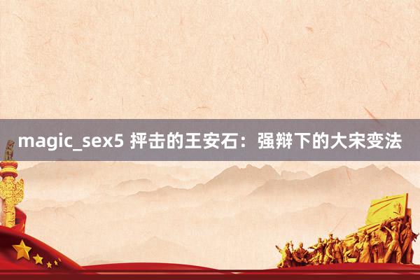 magic_sex5 抨击的王安石：强辩下的大宋变法